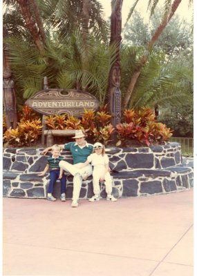 Rick & his evil minions at Disney World in November of 1982