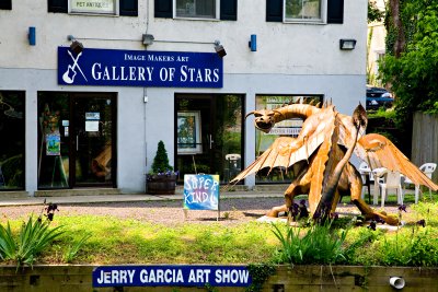 Dragon on display