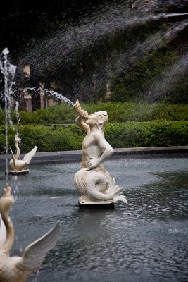 Fountain figure at Forsythe Park