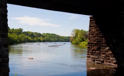 The view from upriver