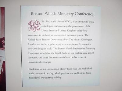 Bretton Woods Conference was here