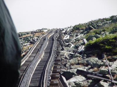 Cog railway tracks