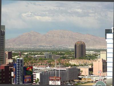 View to the mountains