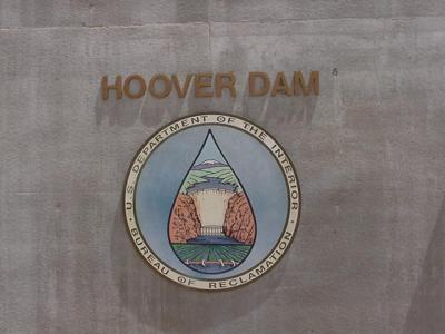 Hoover Dam sign