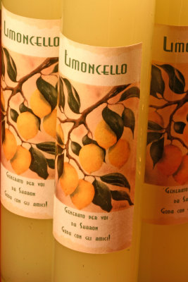 Limoncello labels