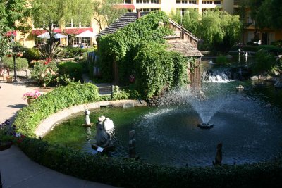Embassy Suites courtyard view
