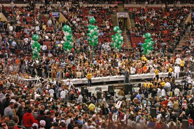 Wing Bowl 2008 eater's stage