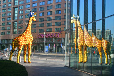 Giraffe at Potsdamer Platz