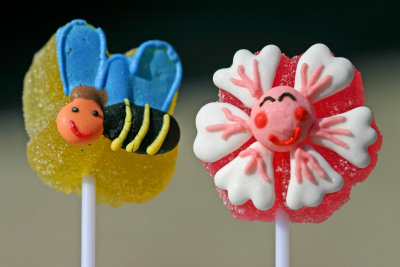 Spring lollipops