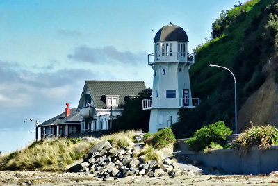 Island Bay Lighthouse Wellington. 2009.