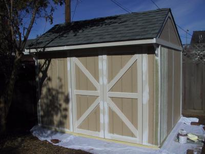 Calked, sealed, primed, and ready for paint.