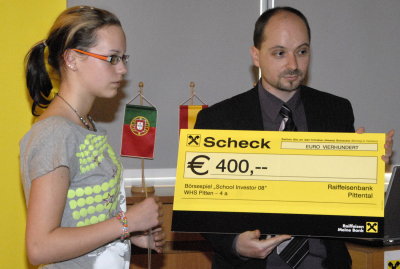 School Investor 2008, Siegerehrung in Pitten, 29. April 2008