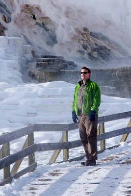 Mammoth Travertine Terraces and John