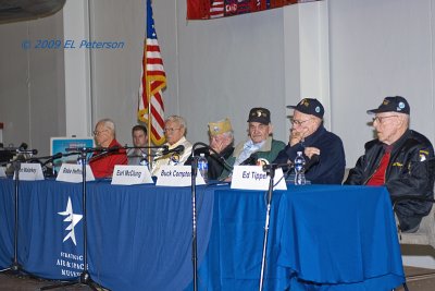 Some remaining members.  Left to right:
Ed Mauser, Don Malarkey, Babe Heffron, Earl McClung, Buck Compton, Ed Tipper.