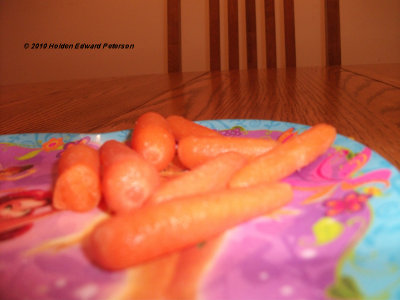 A close up of my carrots.