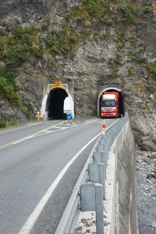 Road Tunnels near Kaikoura