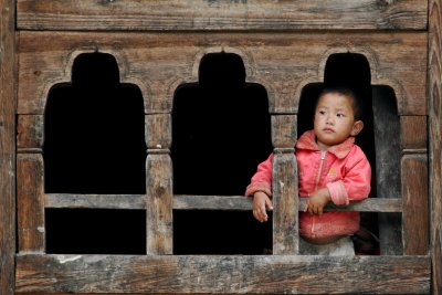 Through the Window, Bumthang, Bhutan