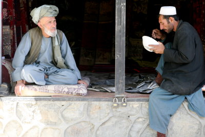 Shopkeepers, Ishkashem, Afghanistan