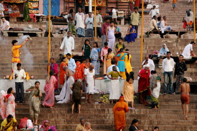 At the Holy Ghats, Varanasi, India