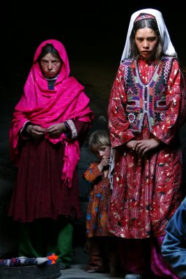 Wakhi Girls at Home, Wakhan Corridor, Afghanistan