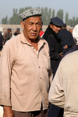 Searching out the Best Sheep at Kashgar's Sunday Livestock Market, Chinese East Turkistan