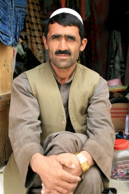 Shopkeeper, Ishkashem, Afghanistan