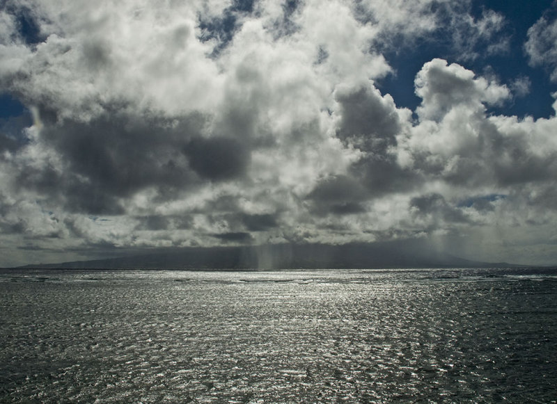 <B>Storm Over Lanai</B> <BR><FONT SIZE=2>Molokai, November, 2007</FONT>