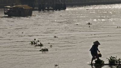 River Morning Sa Dec, Vietnam - January 2008