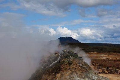 Hidden in the Steam Norther Iceland - July 2009