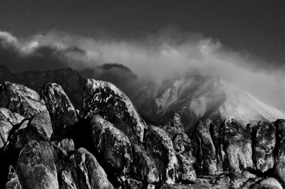 Morning in the Alabama Hills Lone Pine, California-February, 2010