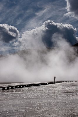 Nature Photographer Yellowstone National Park - October, 2008