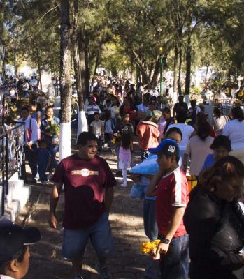 Crowds Gather