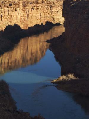 Morning Comes to the Colorado - Navajo Bridge - Arizona