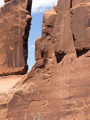 In Arches National Park     Moab, Utah