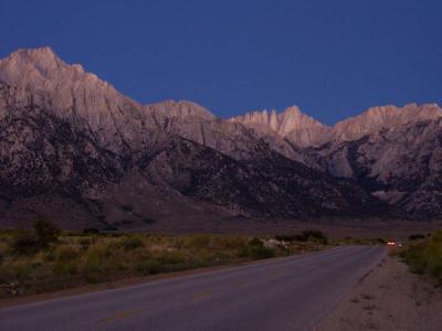 -On the Way to Morning-        Mt. Whitney Portals, Lone Pine, California