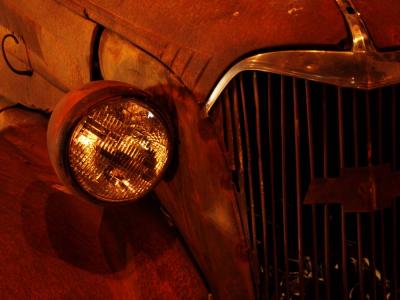 Museum at Night - Shoshone, California