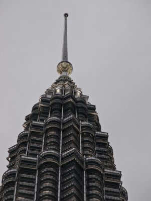 Top Detail Petronas Twin Towers, Kuala Lumpur, Malaysia - September 2007