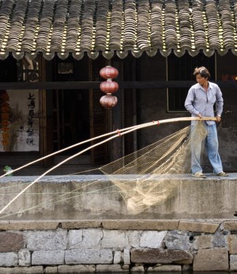 Fisherman Fengjing, China September 2007