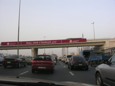 Traffic in Dubai