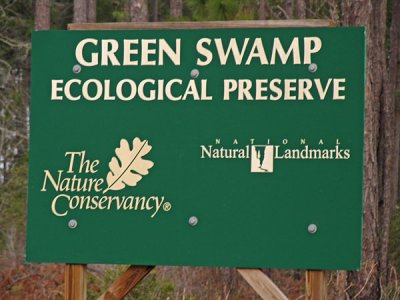 Green Swamp Sign