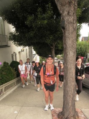 Going up one of the steepest hills in SFO