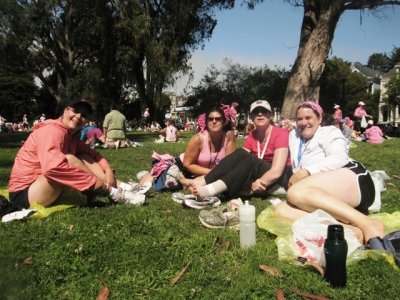 Lunch is a picnic in Golden Gate park