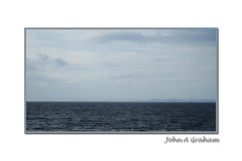 Wind turbines on the Solway