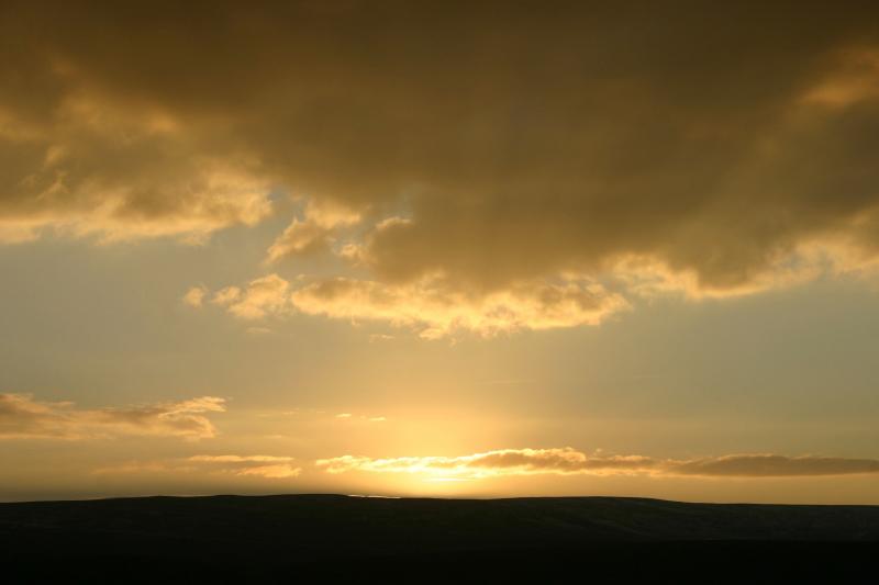 Sunset over Bollihope Common
