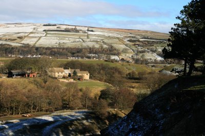 a dusting of snow