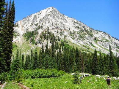 Hiking toward Eagle Lake, Study #1