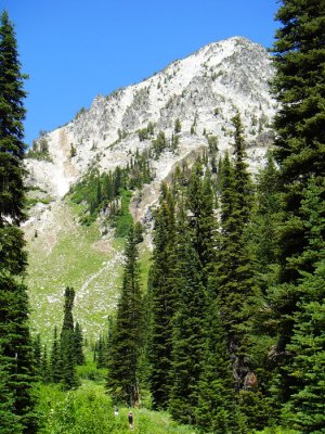 Hiking toward Eagle Lake, Study #2