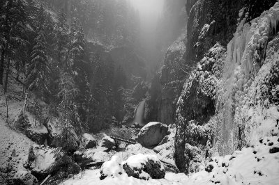 Wahclella Falls, Winter Study #2