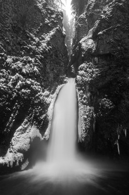 Wahclella Falls, Winter Study #3