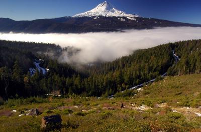 Mount Hood from above Dufur Mill Road, #2